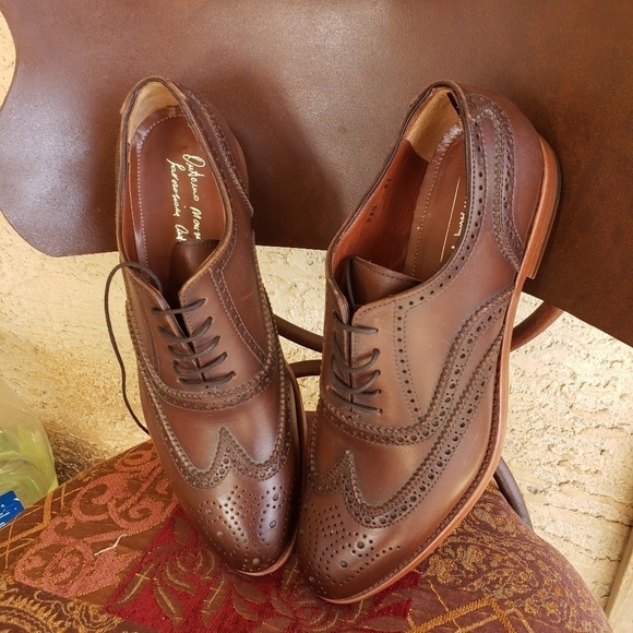 Antonio‎ Maurizi Wingtip NERO Leather Brogue Oxford main image 7
